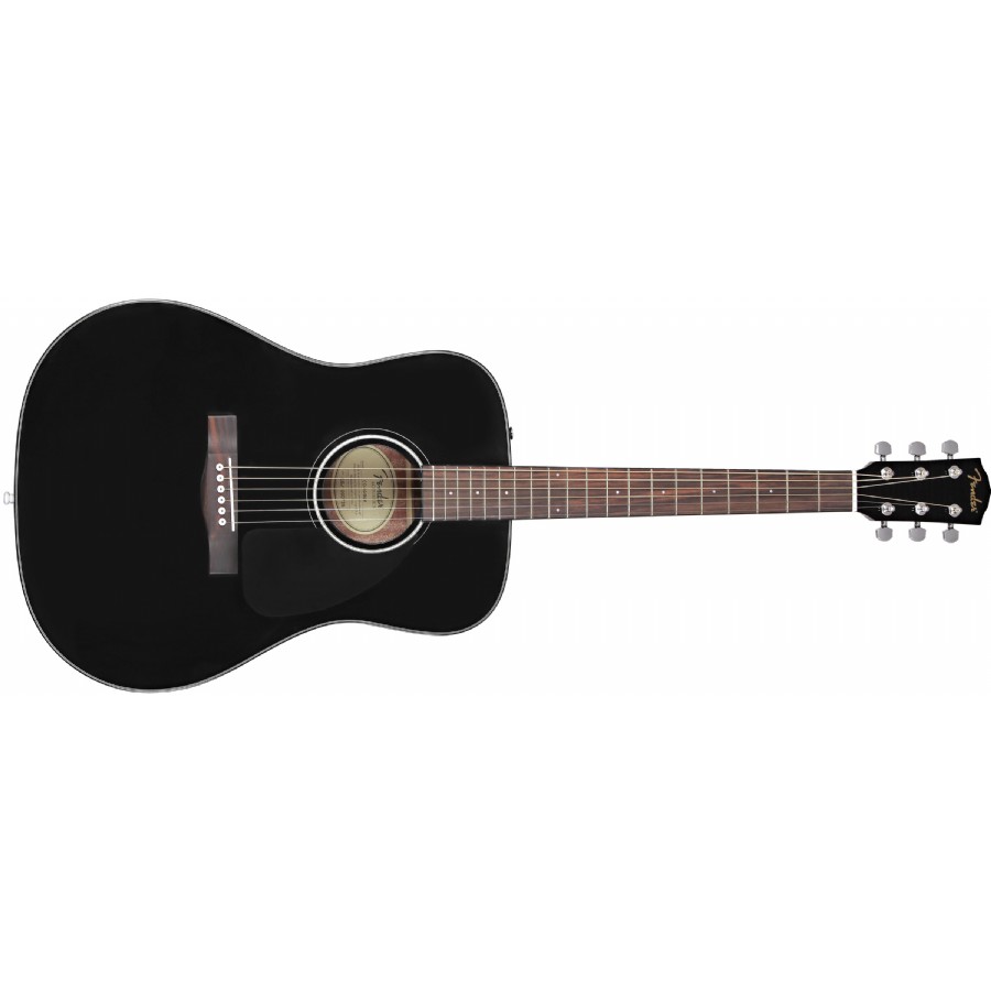 Fender CD-60 Dread V3 DS Black Akustik Gitar