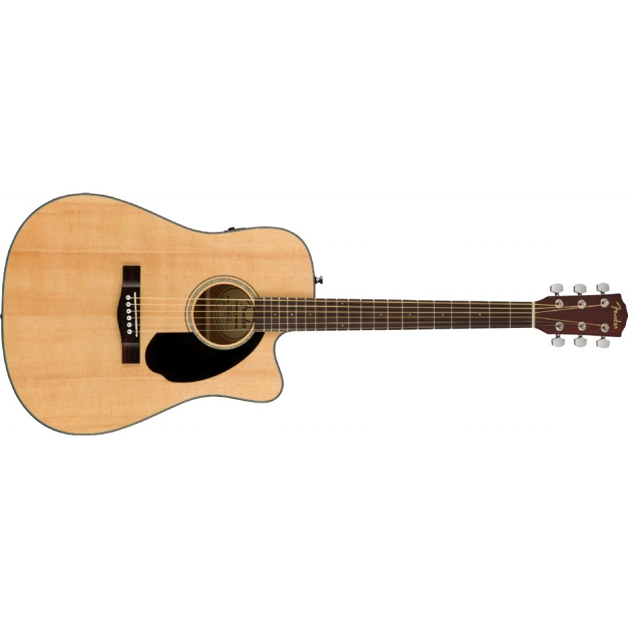 Fender CD-60SCE Dreadnought Natural Elektro Akustik Gitar