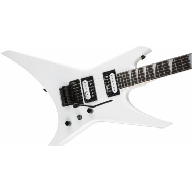 Jackson JS Series Warrior JS32 Black with White Bevels - Amaranth Elektro Gitar