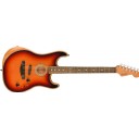 Fender American Acoustasonic Stratocaster 3-Color Sunburst - Ebony