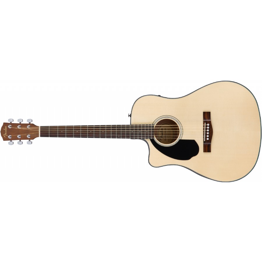 Fender CD-60SCE LH WN NAT Solak Elektro Akustik Gitar