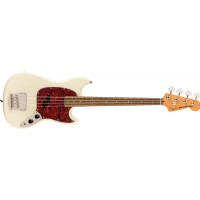 Squier Classic Vibe 60s Mustang Bass Olympic White - Indian Laurel