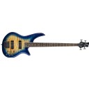 Jackson JS Series Spectra Bass JS3Q Amber Blue Burst - Laurel