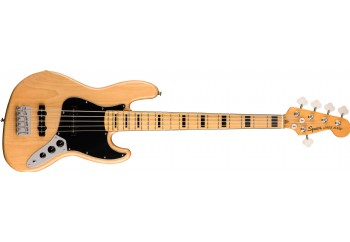 Squier Classic Vibe 70s Jazz Bass V Natural - Maple - 5 Telli Bas Gitar
