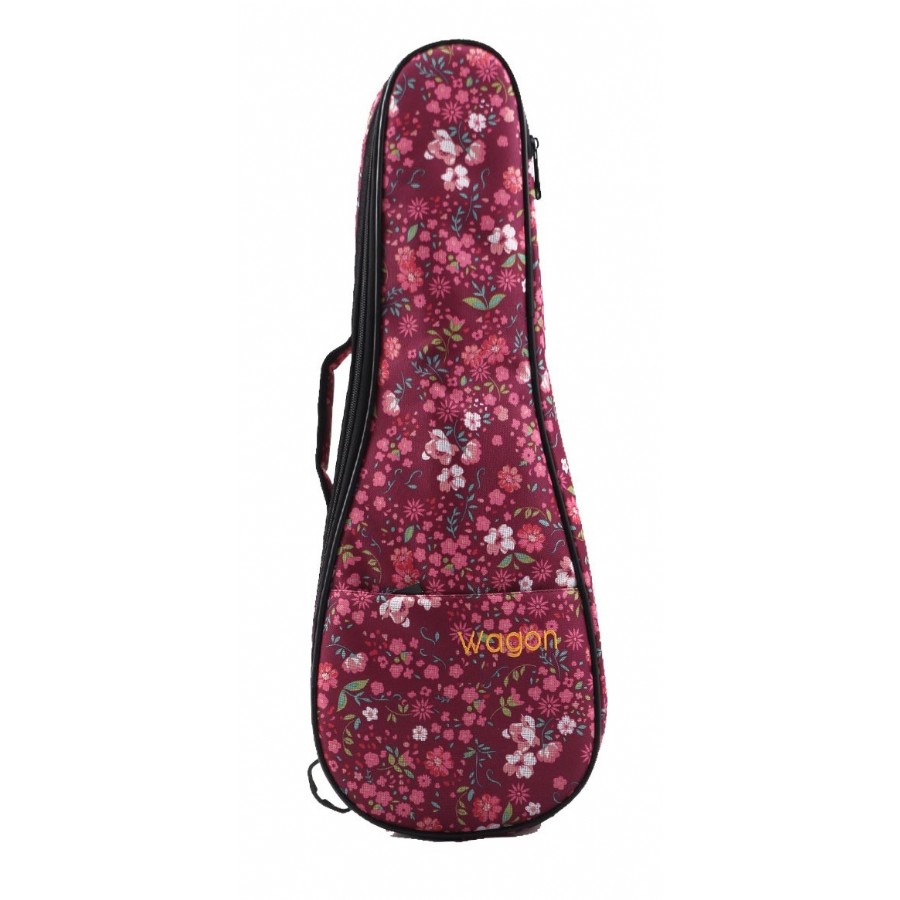 Wagon Case 03 Serisi Concert Çiçek Desenli 1 Concert Ukulele Çantası