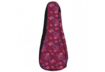 Wagon Case 03 Serisi UKT Hibiskus Pembe - Tenor Ukulele Çantası
