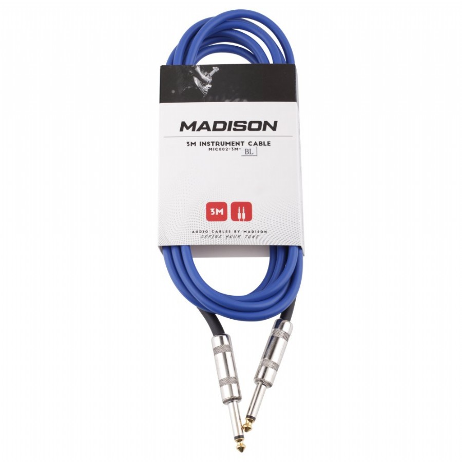 Madison MIC002-3M Mavi Entrüman Kablosu (3 Metre)