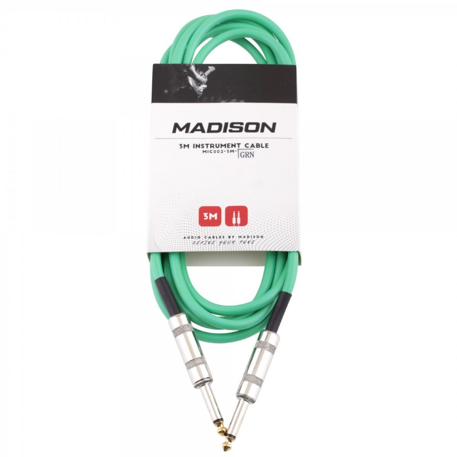 Madison MIC002-3M Yeşil Entrüman Kablosu (3 Metre)