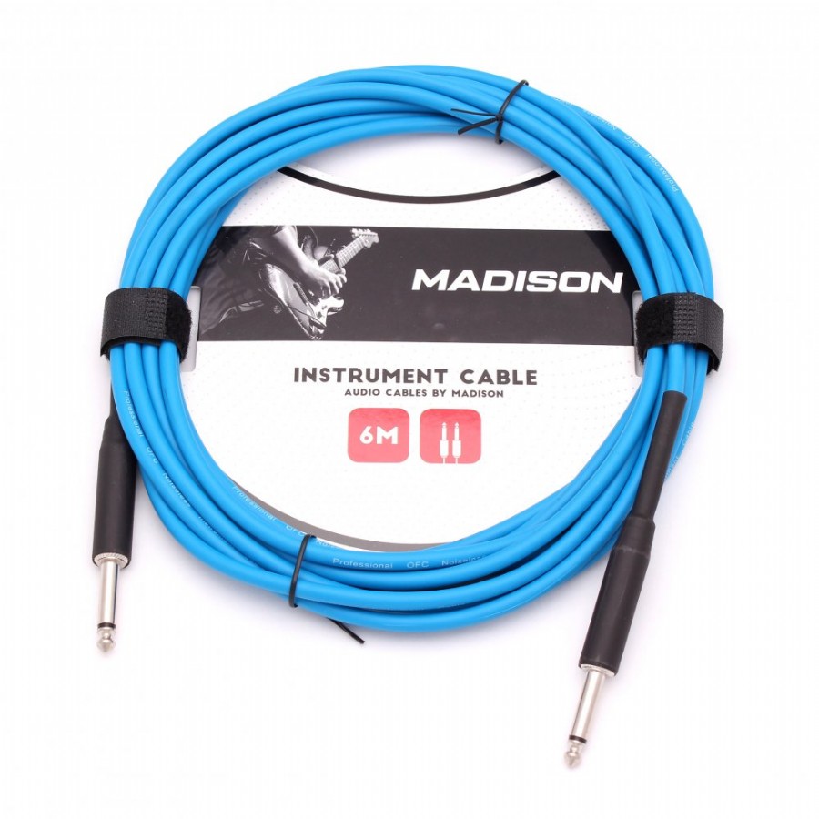 Madison MIC002-6M Mavi Entrüman Kablosu (6 Metre)
