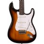 Squier Bullet Strat With Tremolo Brown Sunburst - Indian Laurel Elektro Gitar