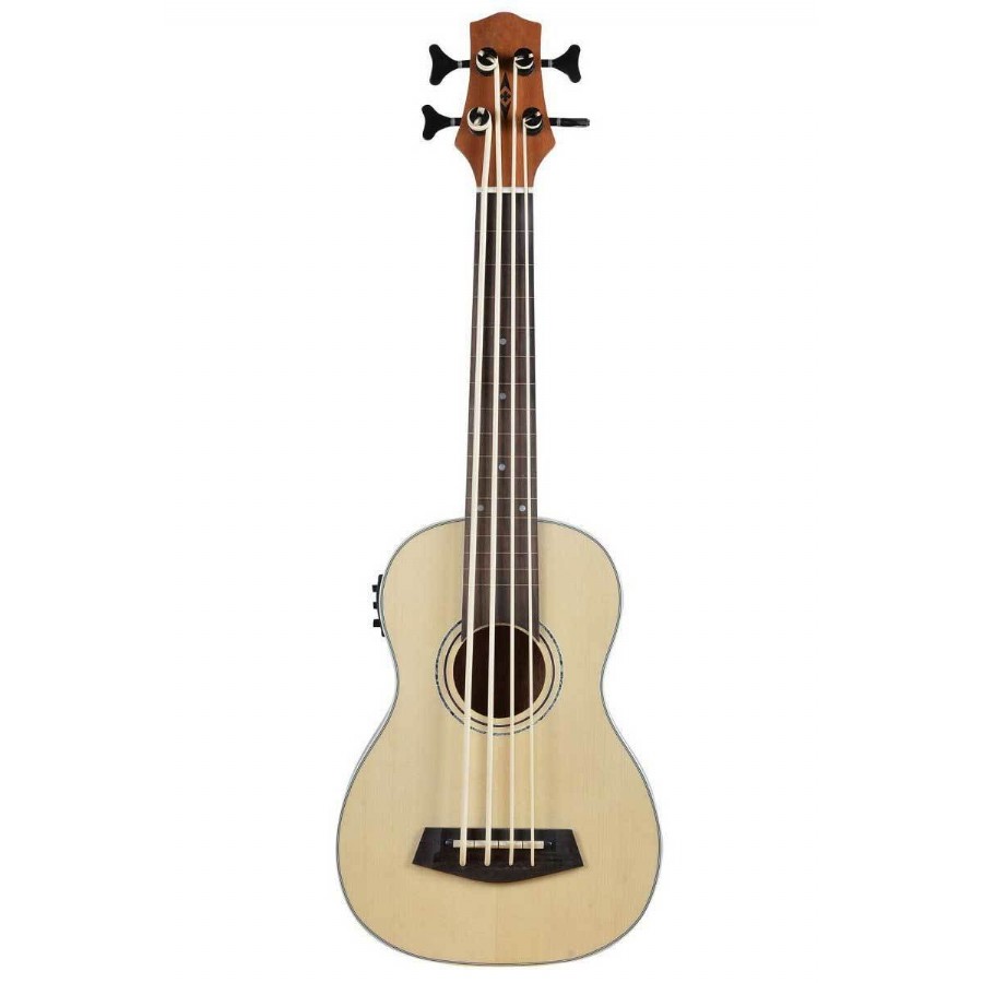 Fzone FZUB003 Naturel Elektro Bas Ukulele