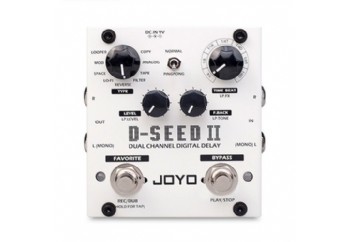 Joyo D-Seed II Dual Channel Digital Delay -  Delay & Looper Pedalı