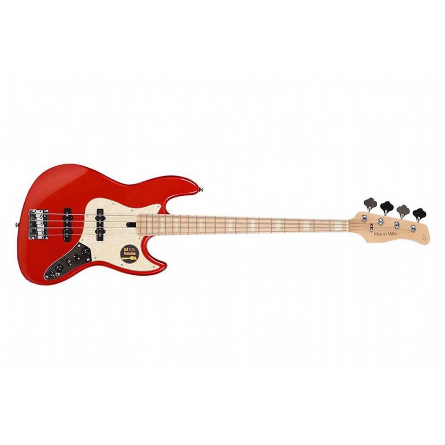 Marcus Miller By Sire V7 Swamp Ash (2nd Gen) BMR - Bright Metallic Red Bas Gitar