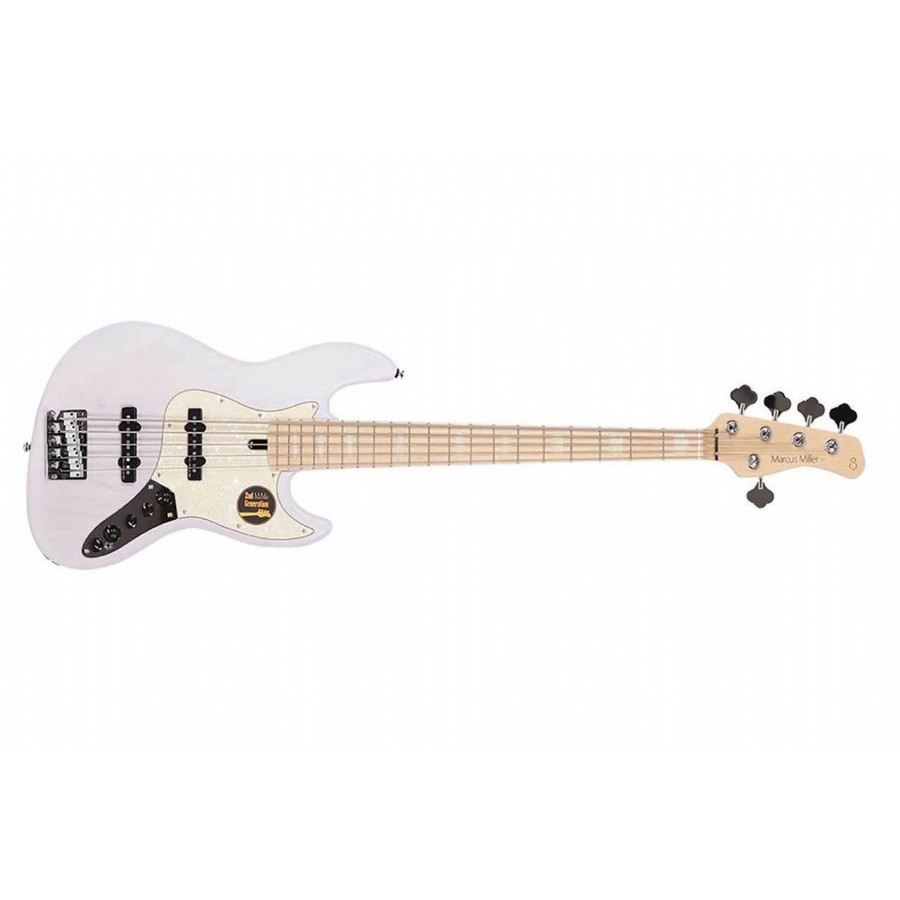 Marcus Miller By Sire V7 Swamp Ash 5ST (2nd Gen) White 5 Telli Bas Gitar