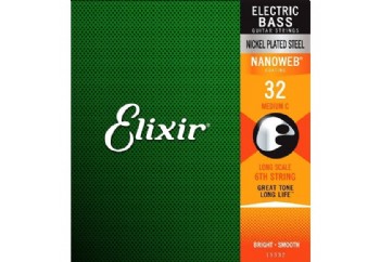 Elixir 15332 Medium C .032 - Bas Gitar Tek Tel
