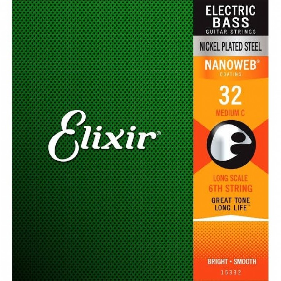Elixir 15332 Medium C .032 Bas Gitar Tek Tel