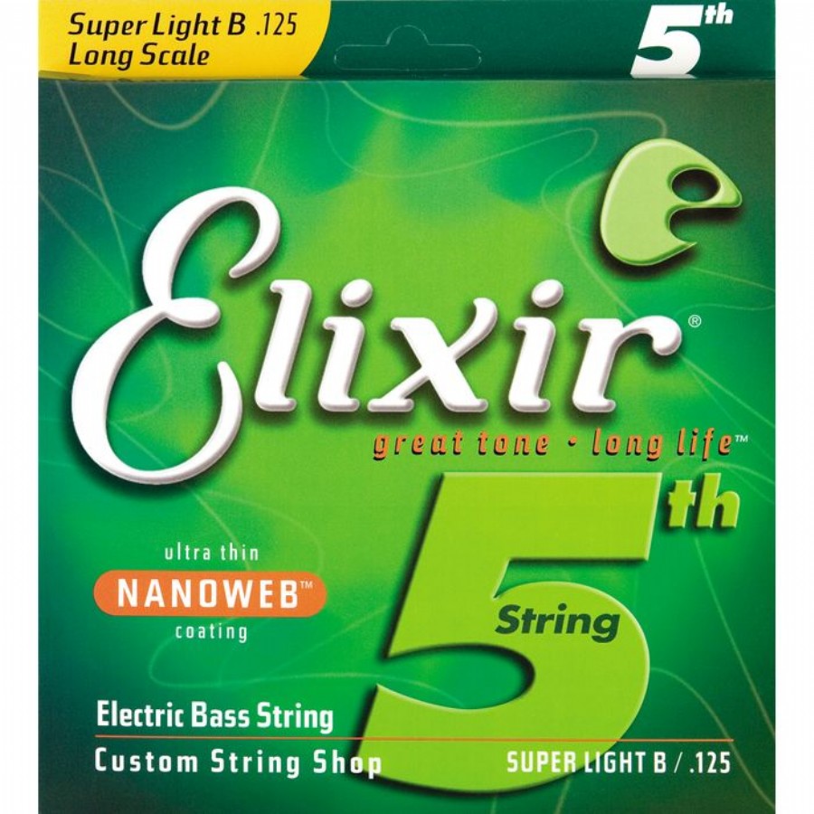 Elixir 15425 Super Light B .125 Bas Gitar Tek Tel