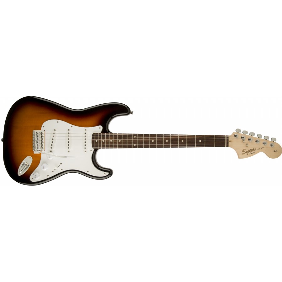 Squier Affinity Strat Brown Sunburst - Indian laurel Elektro Gitar