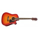 Aria AWN15CE Cutaway Cherry Sunburst