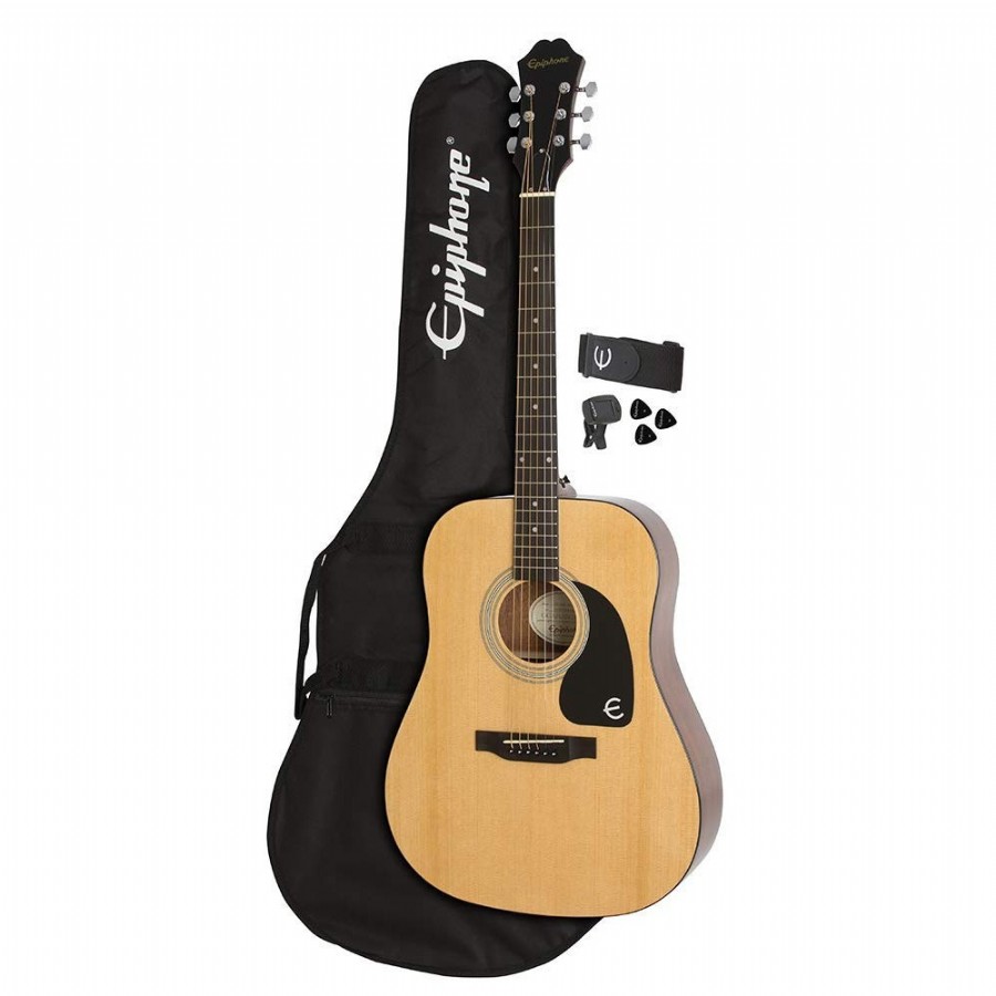 Epiphone FT-100 Player Pack Naturel Akustik Gitar Seti