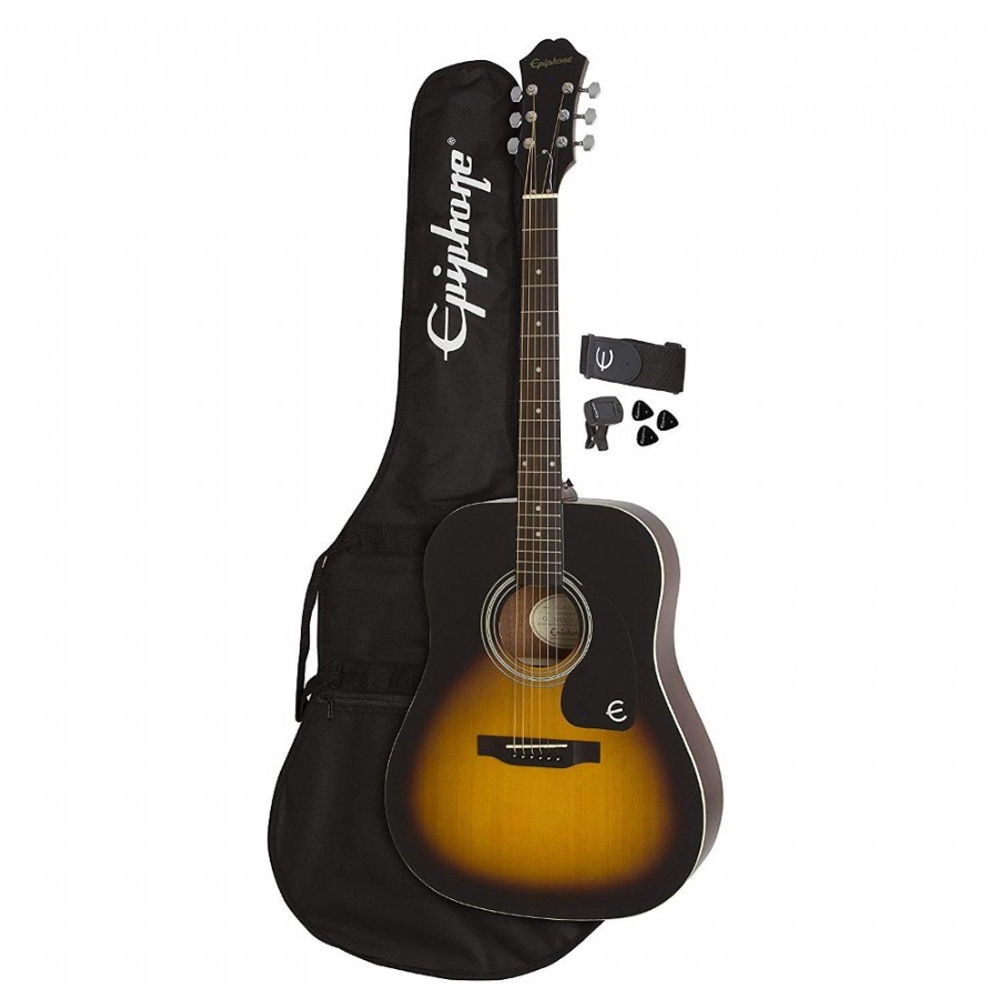Epiphone FT-100 Player Pack Vintage Sunburst Akustik Gitar Seti