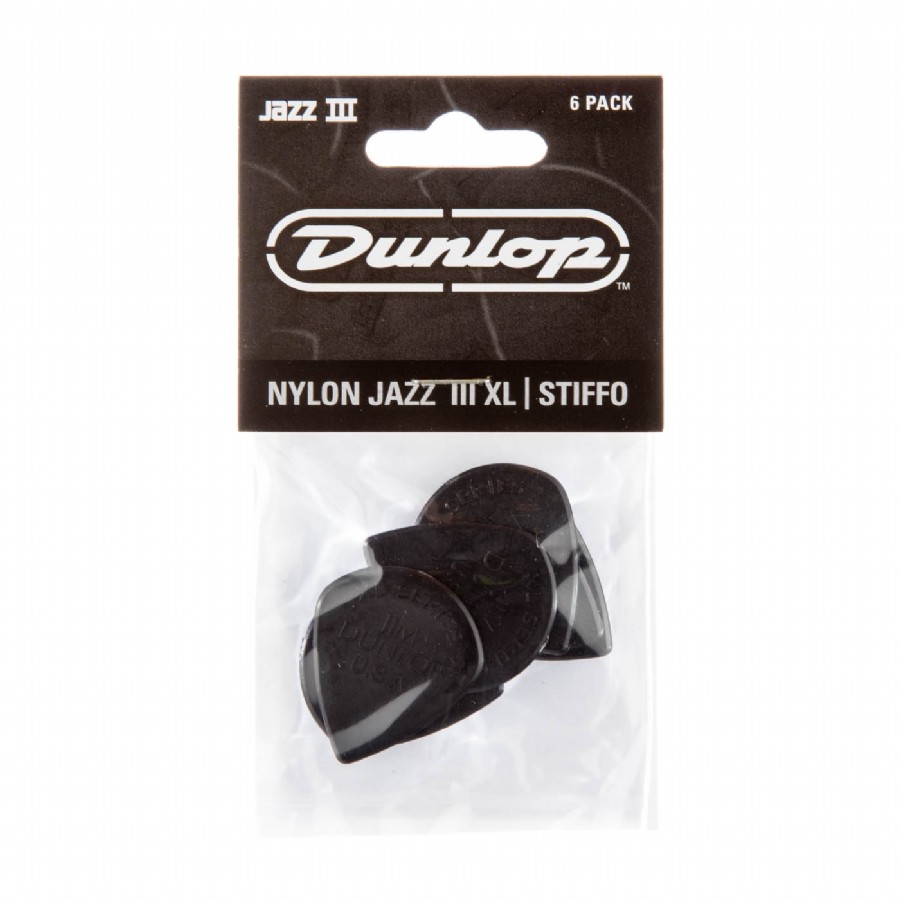 Jim Dunlop Jazz III XL Stiffo 6 Adet Pena