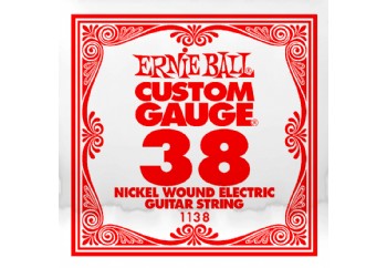 Ernie Ball Custom Gauge Nickel Wound 038 - Elektro Gitar Tek Tel