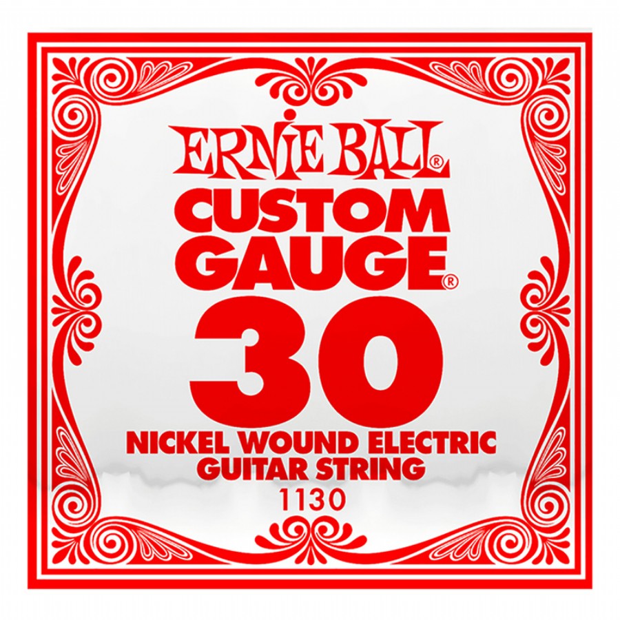 Ernie Ball Custom Gauge Nickel Wound 030 Elektro Gitar Tek Tel