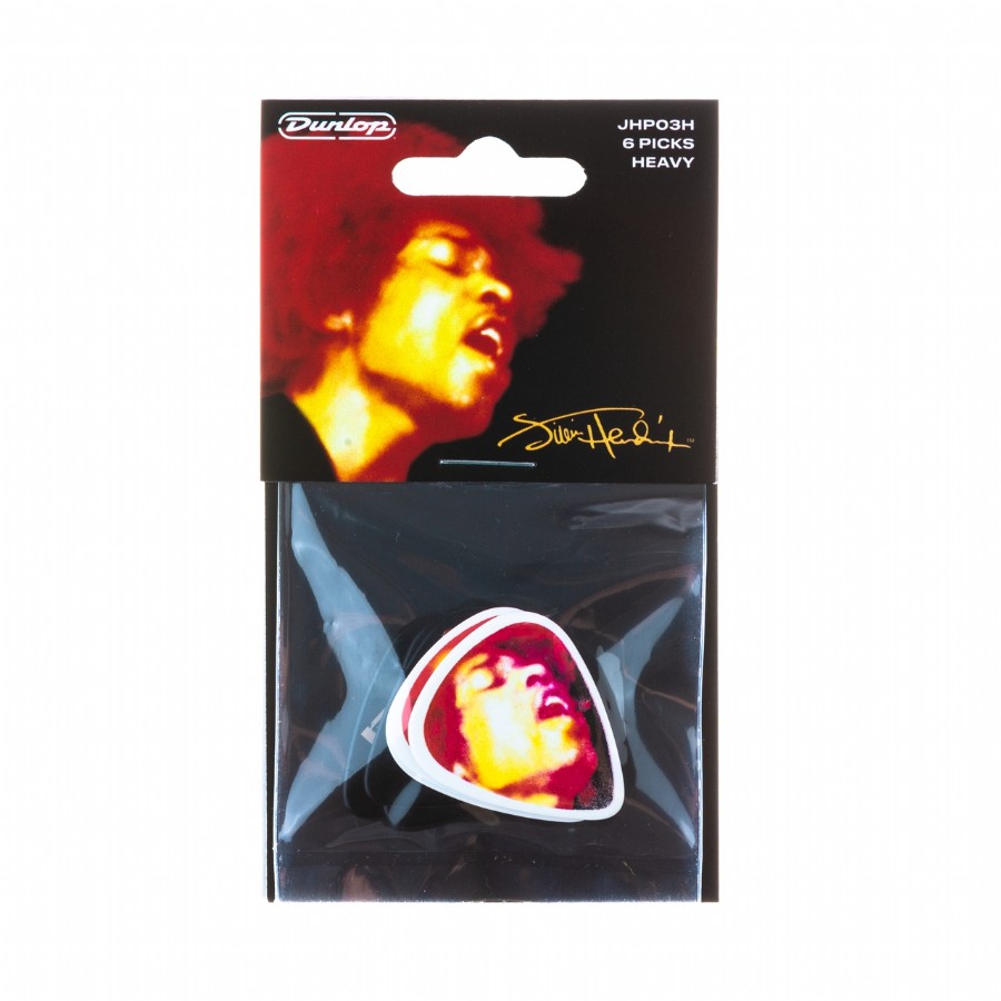 Jim Dunlop JHP03H Hendrix Electric Ladyland Six Picks 6 Adet  Pena