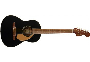 Fender Sonoran Mini With Bag Black Top - Walnut - 3/4 Akustik Gitar