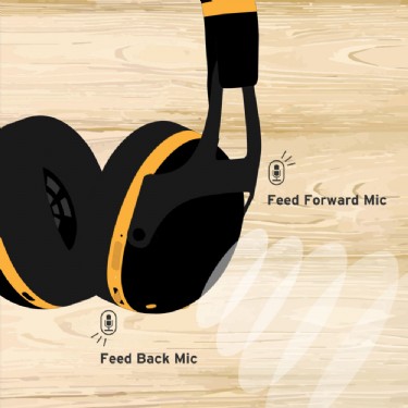 Vox VH-Q1 Black/Gold Bluetooth Kulaklık