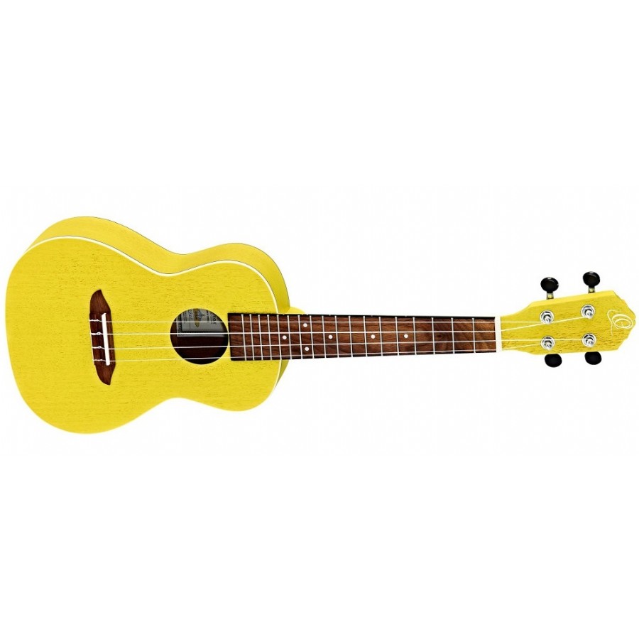 Ortega RUSUN Transparent Yellow Concert Ukulele