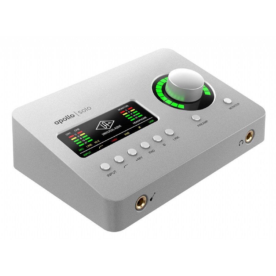 Universal Audio Apollo Solo Thunderbolt - Heritage Edition Yüksek kaliteli DSP destekli 2 x 4 Thunderbolt 3 ses kartı - Zengin Plug-IN paketi ile birlikte (1 DSP) (Mac ve Windows)