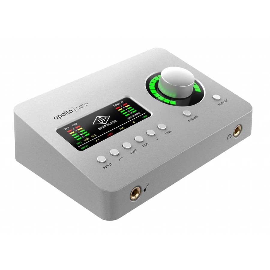 Universal Audio Apollo Solo USB - Heritage Edition Yüksek kaliteli DSP destekli 2 x 4 USB 3 ses kartı - Zengin Plug-IN paketi ile birlikte (1 DSP) (Windows)