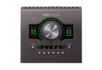 Universal Audio Apollo Twin X Duo - Heritage Edition - Duo Core DSP işlemcili, 2 x 6, 2 mikrofon preamp Thunderbolt 3 ses kartı - Zengin Plug-IN paketi ile birlikte (2 DSP) (Mac/PC)
