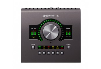 Universal Audio Apollo Twin X Quad - Heritage Edition - Quad Core DSP işlemcili, 2 x 6, 2 mikrofon preamp Thunderbolt 3 ses kartı - Zengin Plug-IN paketi ile birlikte (4 DSP) (Mac/PC)