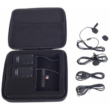 CKMOVA UM100 Kit4 Dual-Channel Wireless Microphone Telsiz Mikrofon Sistemi (Wireless-Kablosuz)
