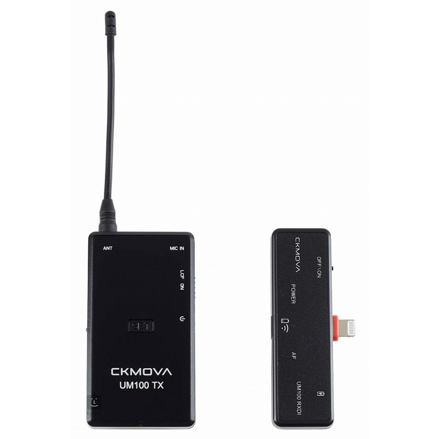 CKMOVA UM100 Kit5 Dual-Channel Wireless microphone Telsiz Mikrofon Sistemi (Wireless-Kablosuz)