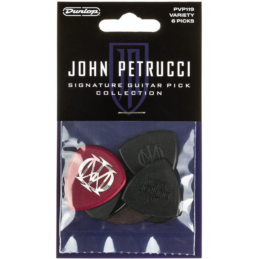 Jim Dunlop PVP119 John Petrucci Pick Variety Pack 6'lı Paket Pena
