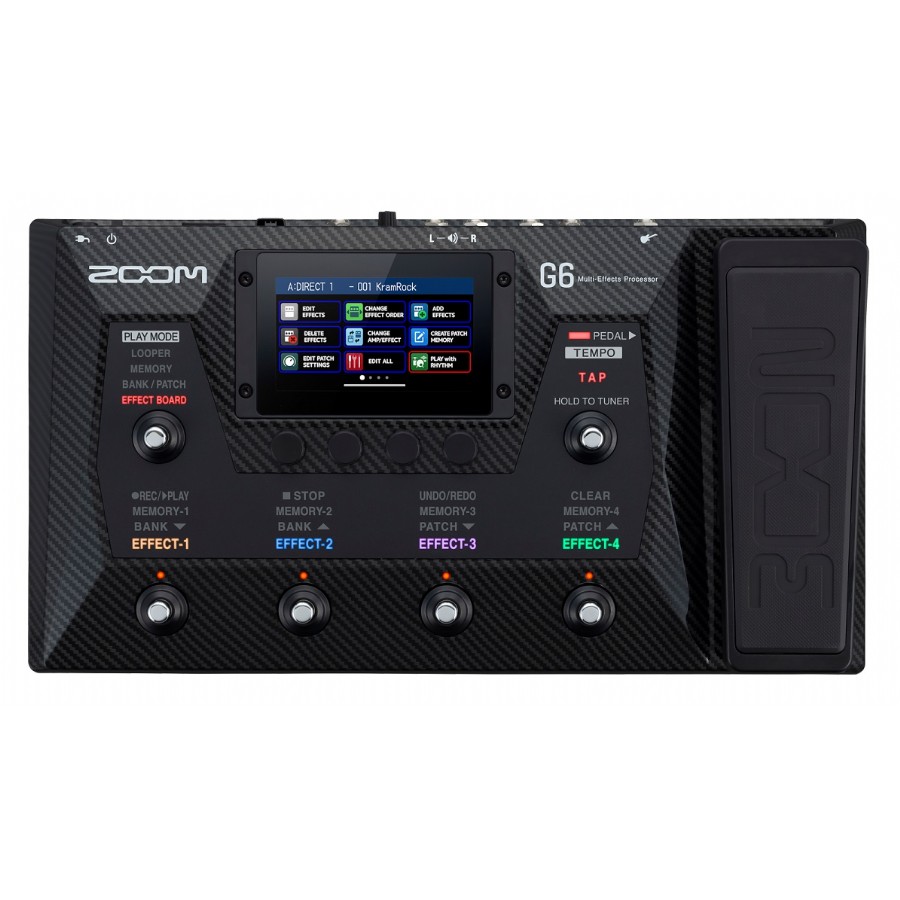 Zoom G6 Multi-effects Processor Gitar Prosesör