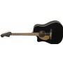 Fender Redondo Player LH Black Solak Elektro Akustik Gitar