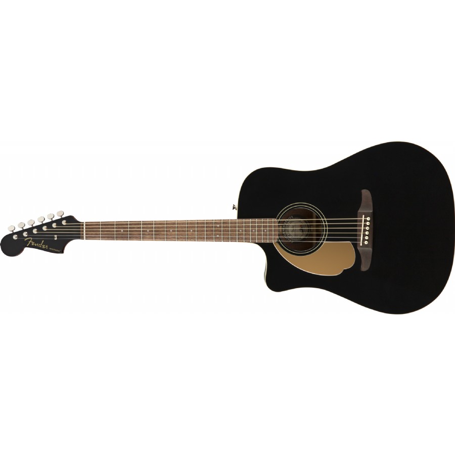 Fender Redondo Player LH Black Solak Elektro Akustik Gitar