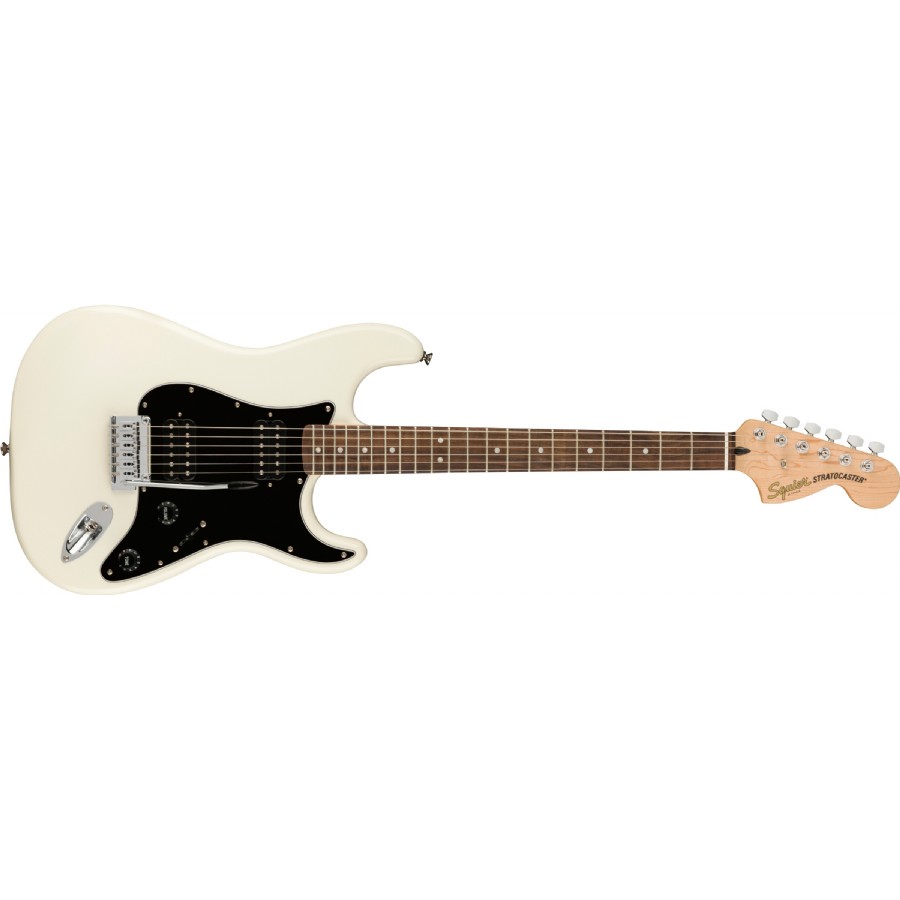 Squier Affinity Series Stratocaster HH Olympic White - Indian Laurel Elektro Gitar