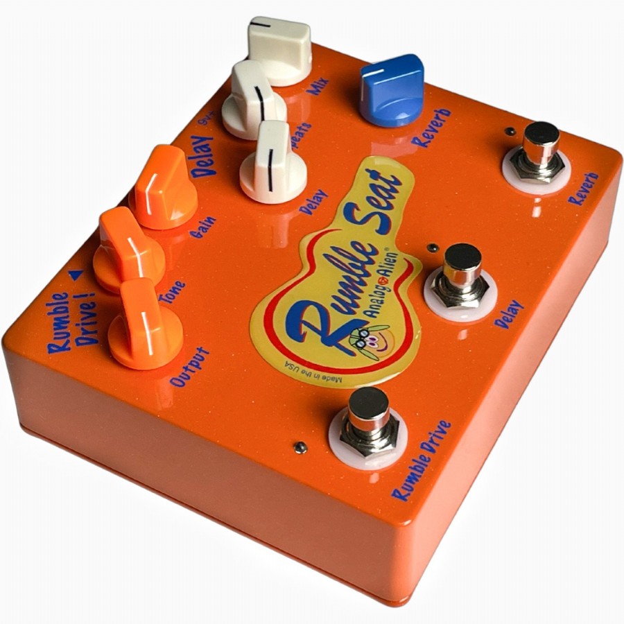 Analog Alien Rumble Seat OverDrive/Delay/Reverb Pedalı