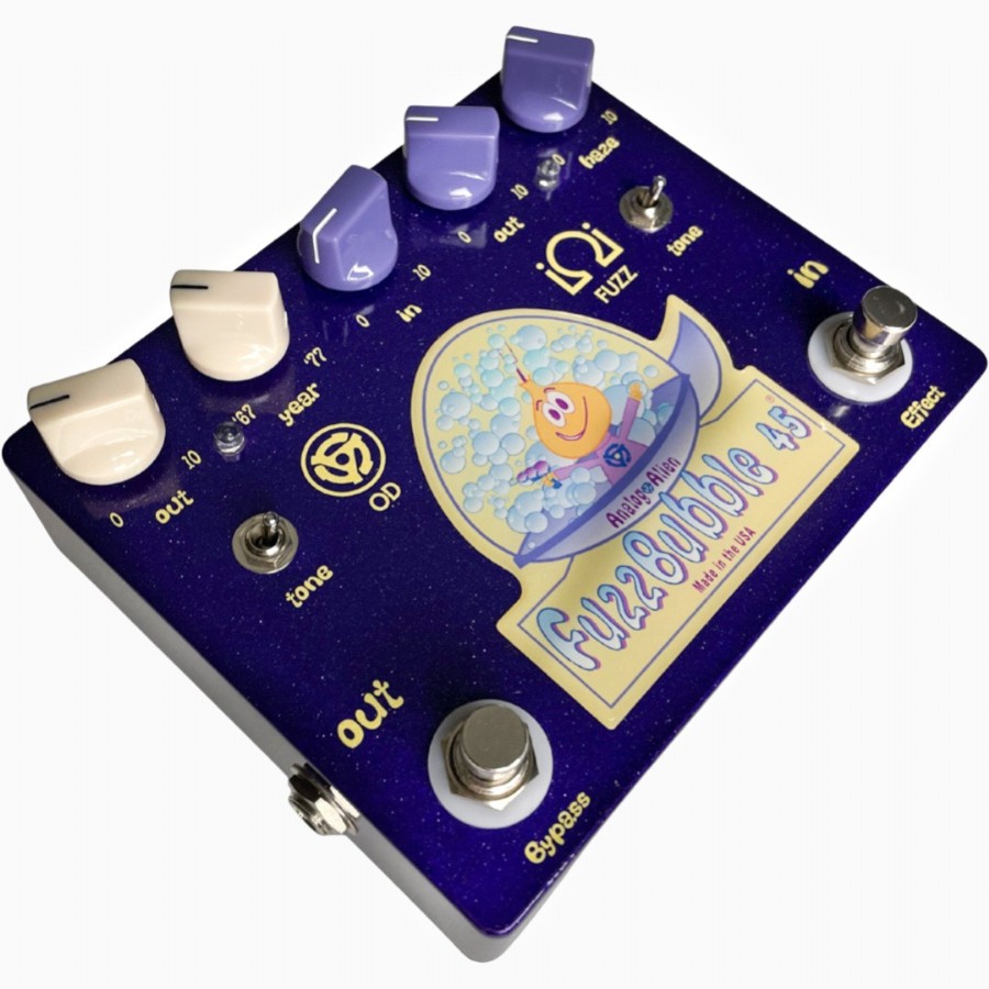 Analog Alien FuzzBubble-45 Overdrive/Fuzz Pedalı