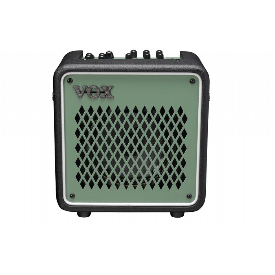 Vox Mini Go 10 - 10-watt Portable Modeling Amp Olive Green Elektro Gitar Amfisi