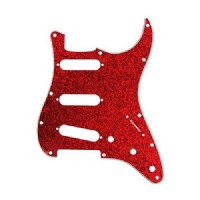 Dandrea DPPST Strat Tipi Pickguard Red Sparkle