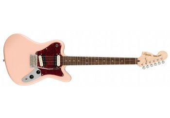 Squier Paranormal Super-Sonic Shell Pink - Indian Laurel - Elektro Gitar