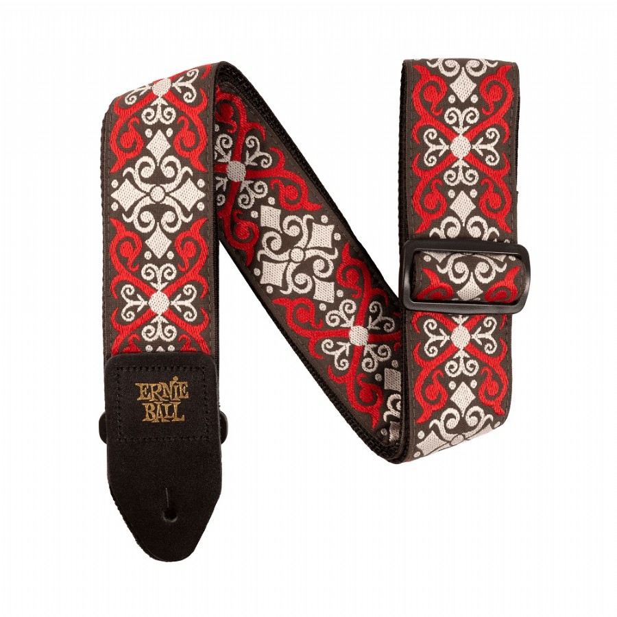 Ernie Ball Jacquard Strap - P04695 Red Trellis Gitar Askısı