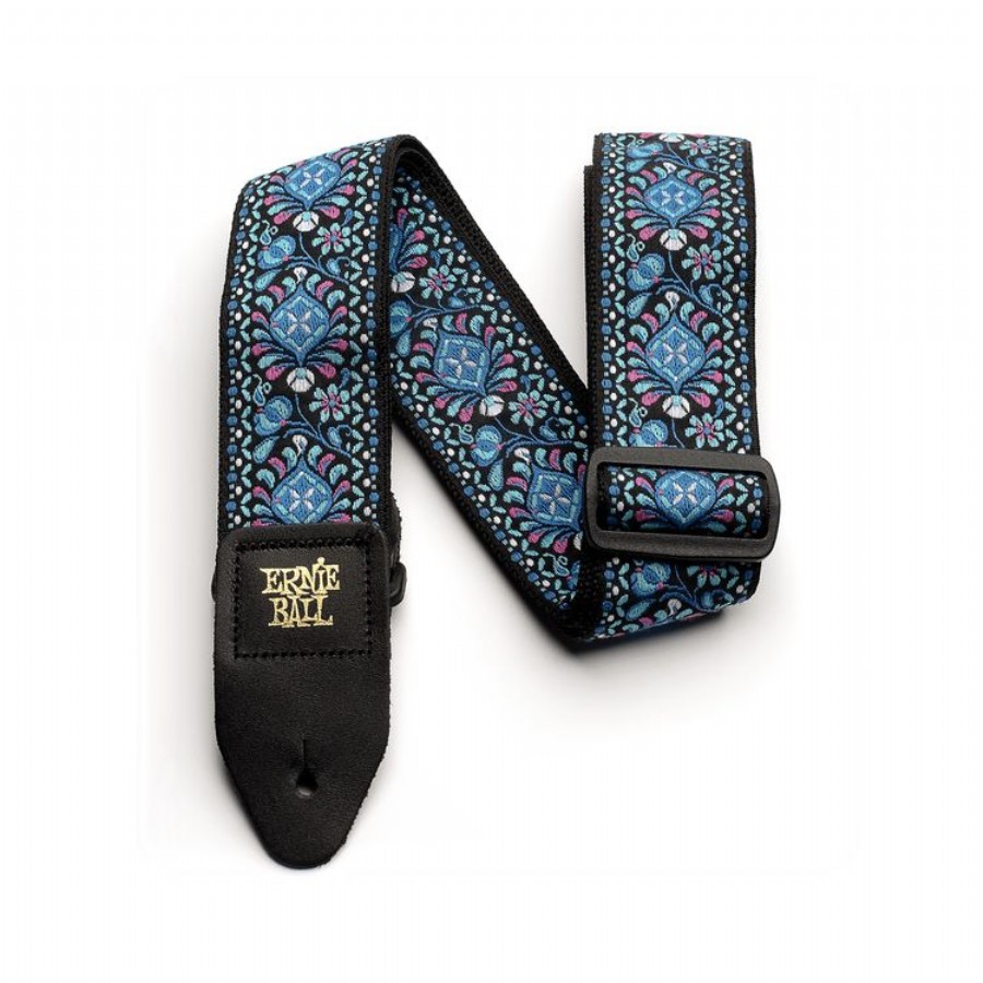 Ernie Ball Indigo Orchid Jacquard Guitar Strap P04097 Gitar Askısı